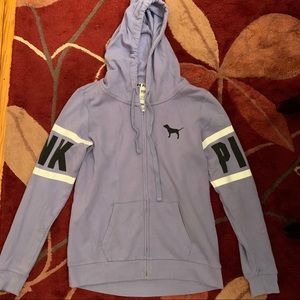 PINK zip up sweatshirt